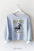 Wild West Cowboys Foil Mid Graphic Sweatshirt