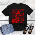 Christmas Retro Holly Jolly Collage Graphic Tee