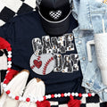 Baseball Leopard & Sequin Tee