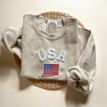 USA Flag Crewneck Sweatshirt