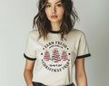 Farm Fresh Christmas Tree Cakes Funny Holiday Ringer Shirt