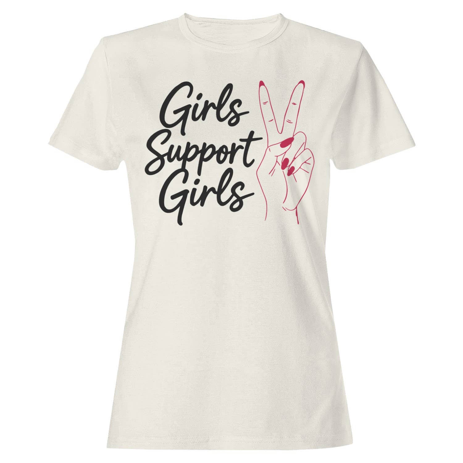 Girls Support Girls Girl Power Women's T-Shirt