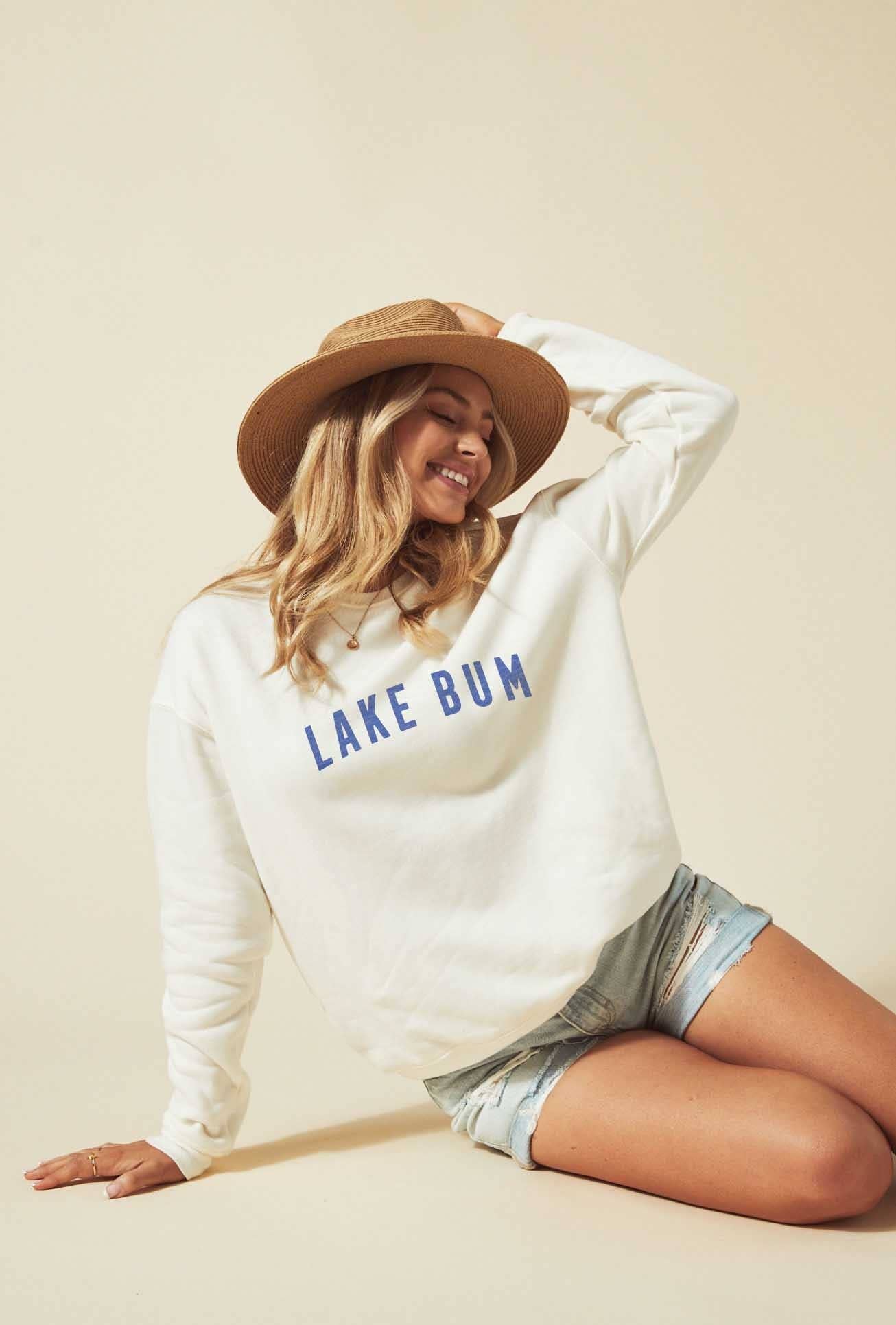 Lake Bum Graphic Sweatshirt