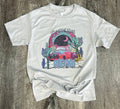 Chasing That Neon Rainbow On Silver Tee