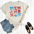 4th of July Coquette Nurse Graphic Tee