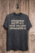 Howdy Holidays Graphic Top