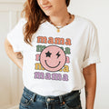 Mama Smiley Face Tee | Sizes XS-2XL