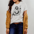 Peace Sign Sloth Graphic Tee148(Dtf)