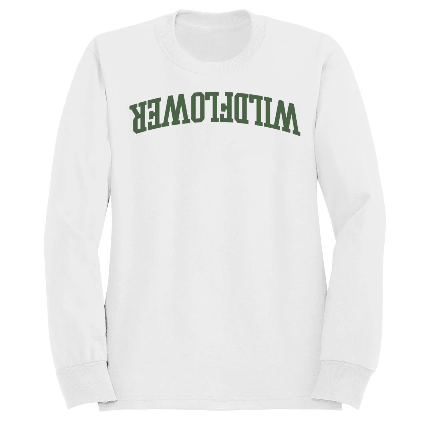 Wildflower Retro Arched Text Graphic Men's Sweatshirt