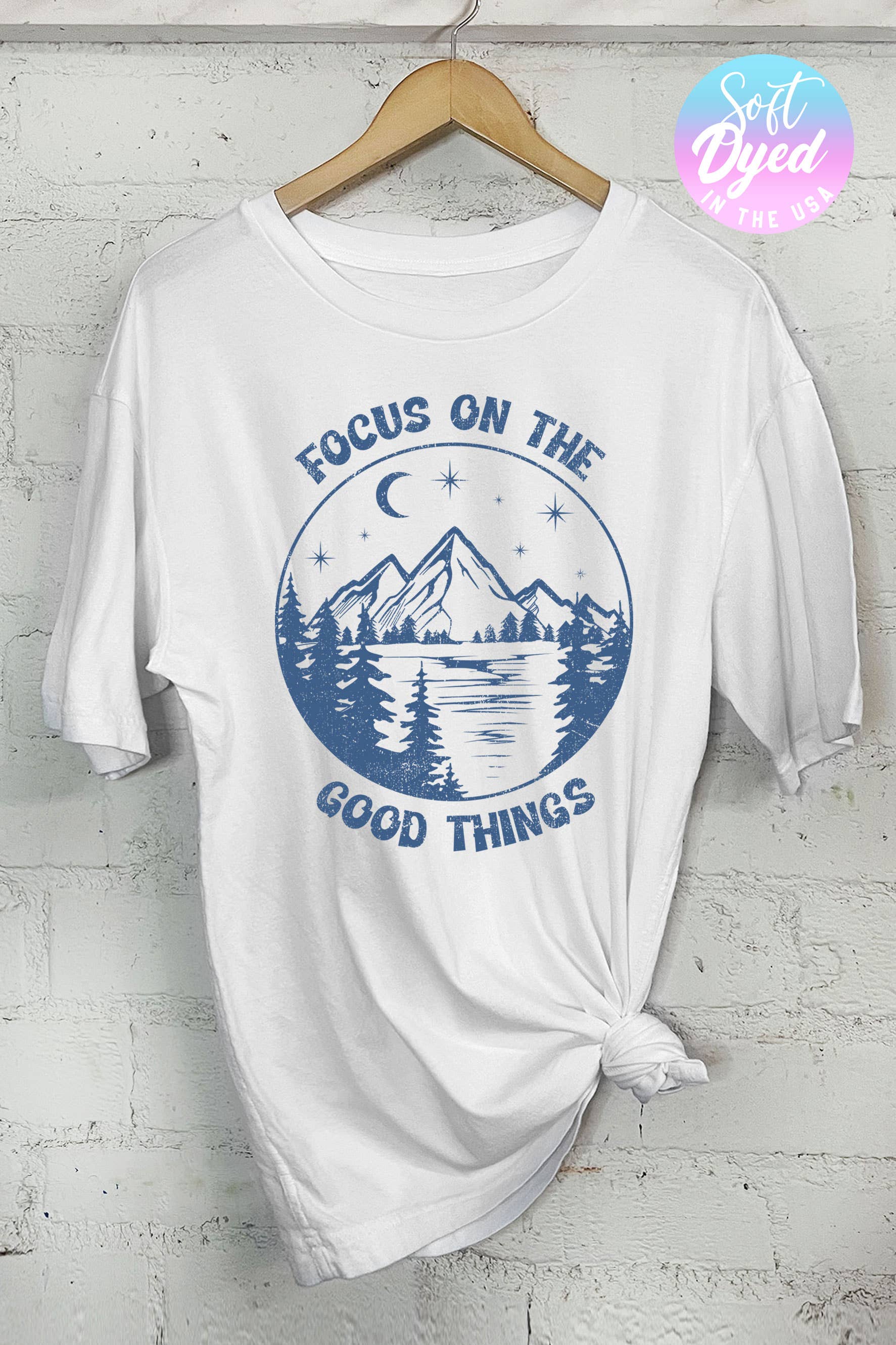 Focus On the Good Things-Oversized Tee
