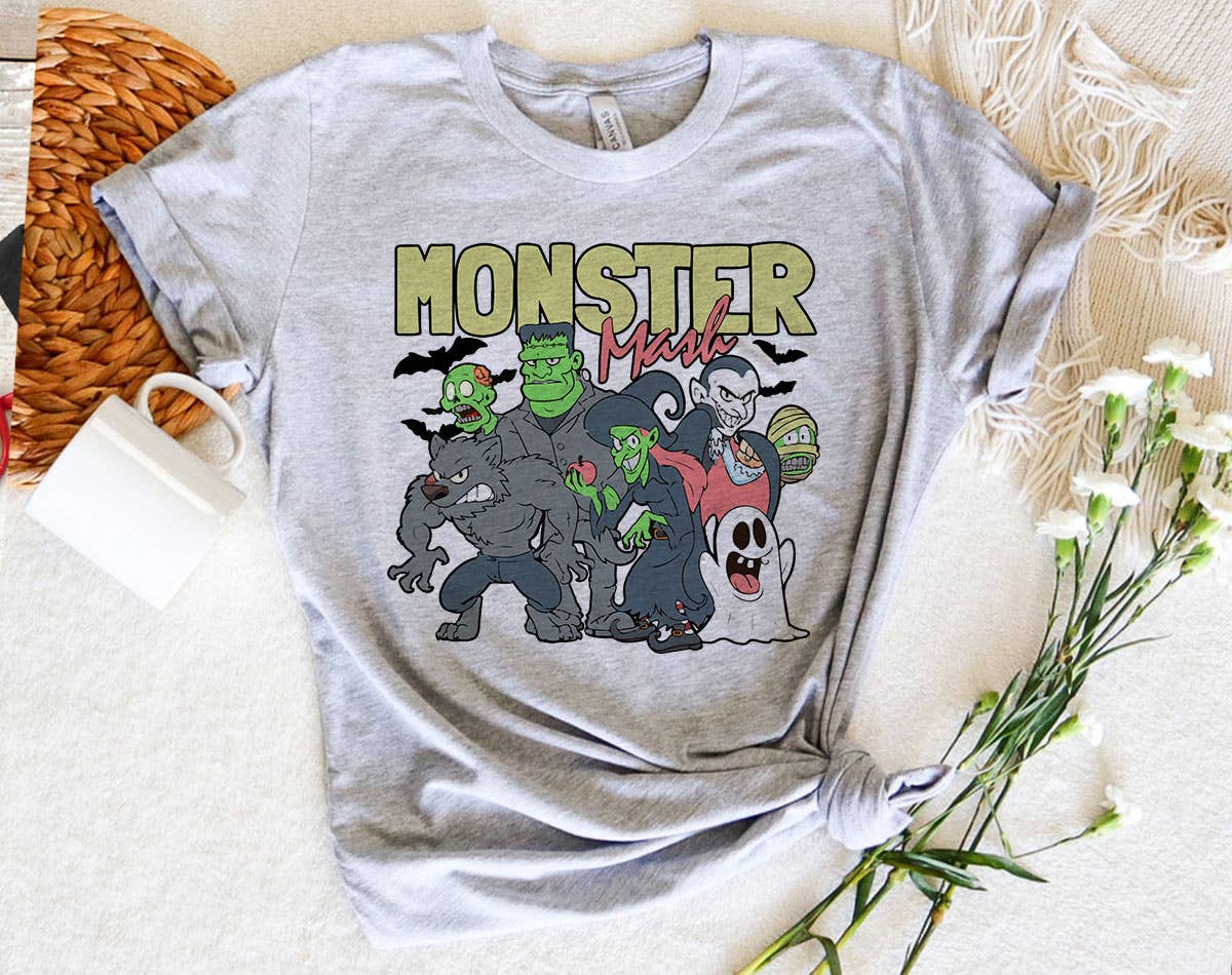 Monster Mash - Cute Halloween Graphic Tee