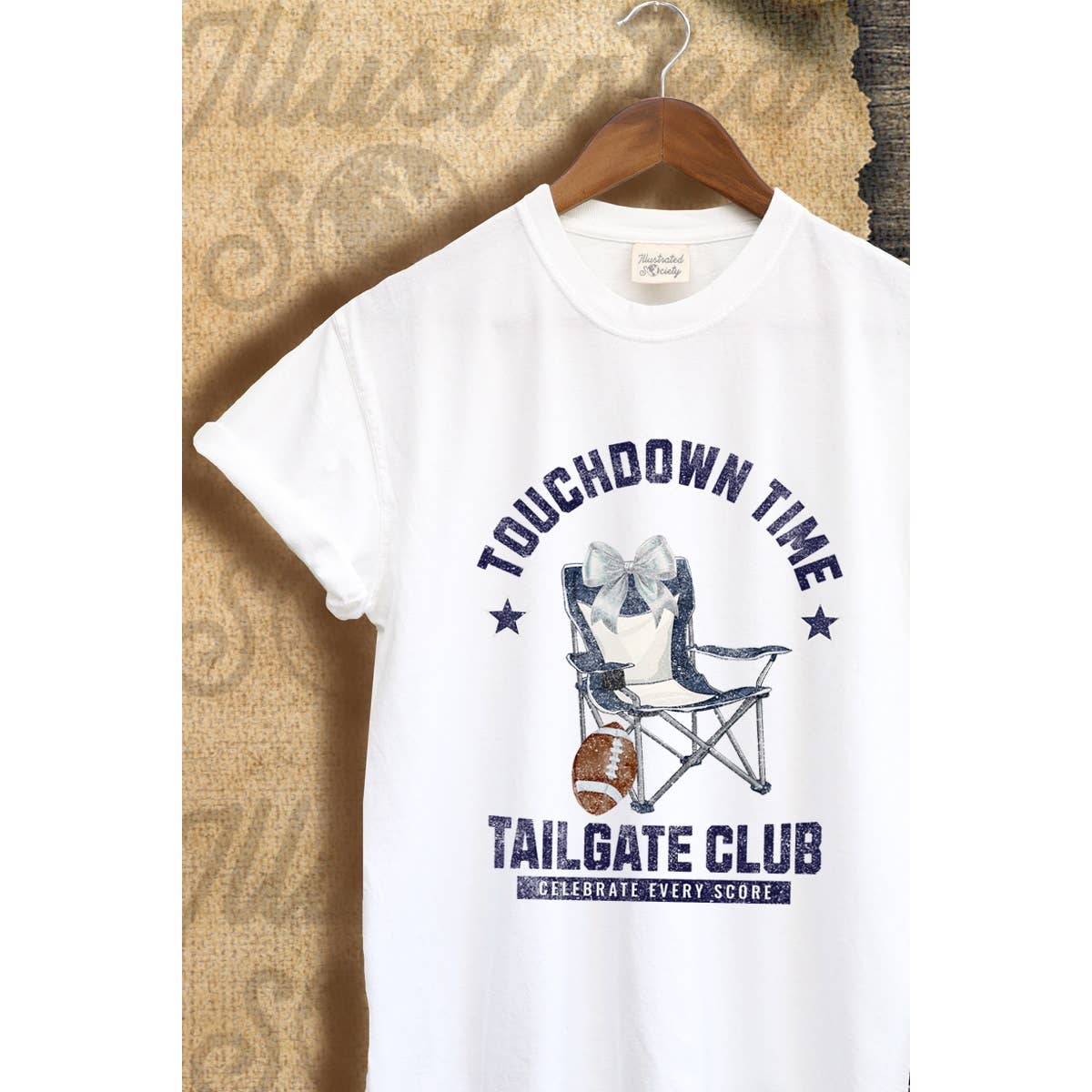 Touchdown Time  Vintage Graphic Tee