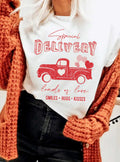 Special Heart Delivery Valentines Day Graphic Tshirts