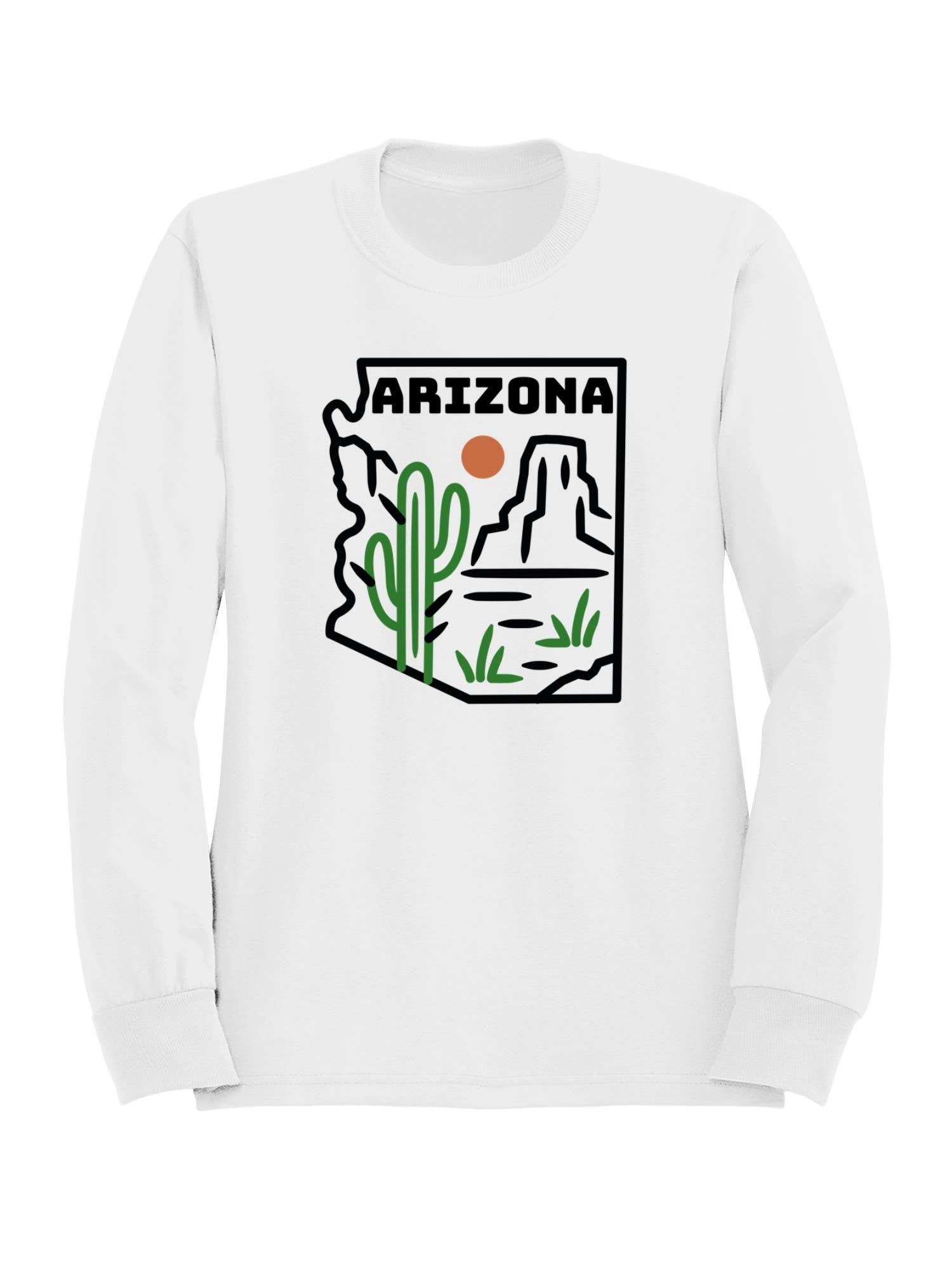 Arizona Cactus Desert Art Women's Sweatshirt