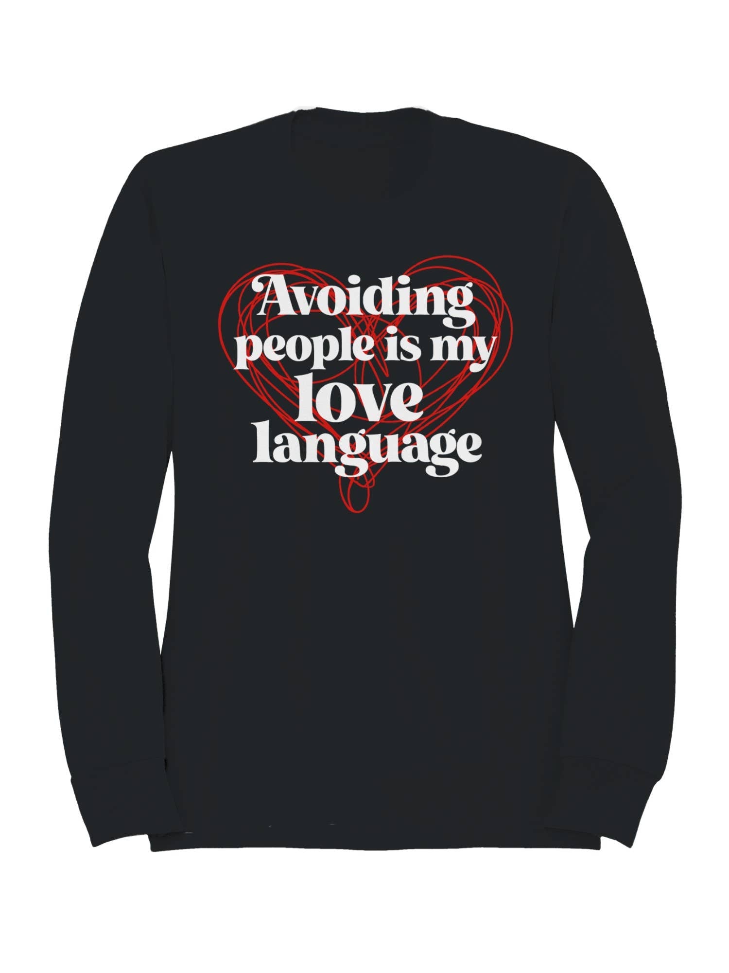 Solitude: My True Love Language Men's Sweatshirt