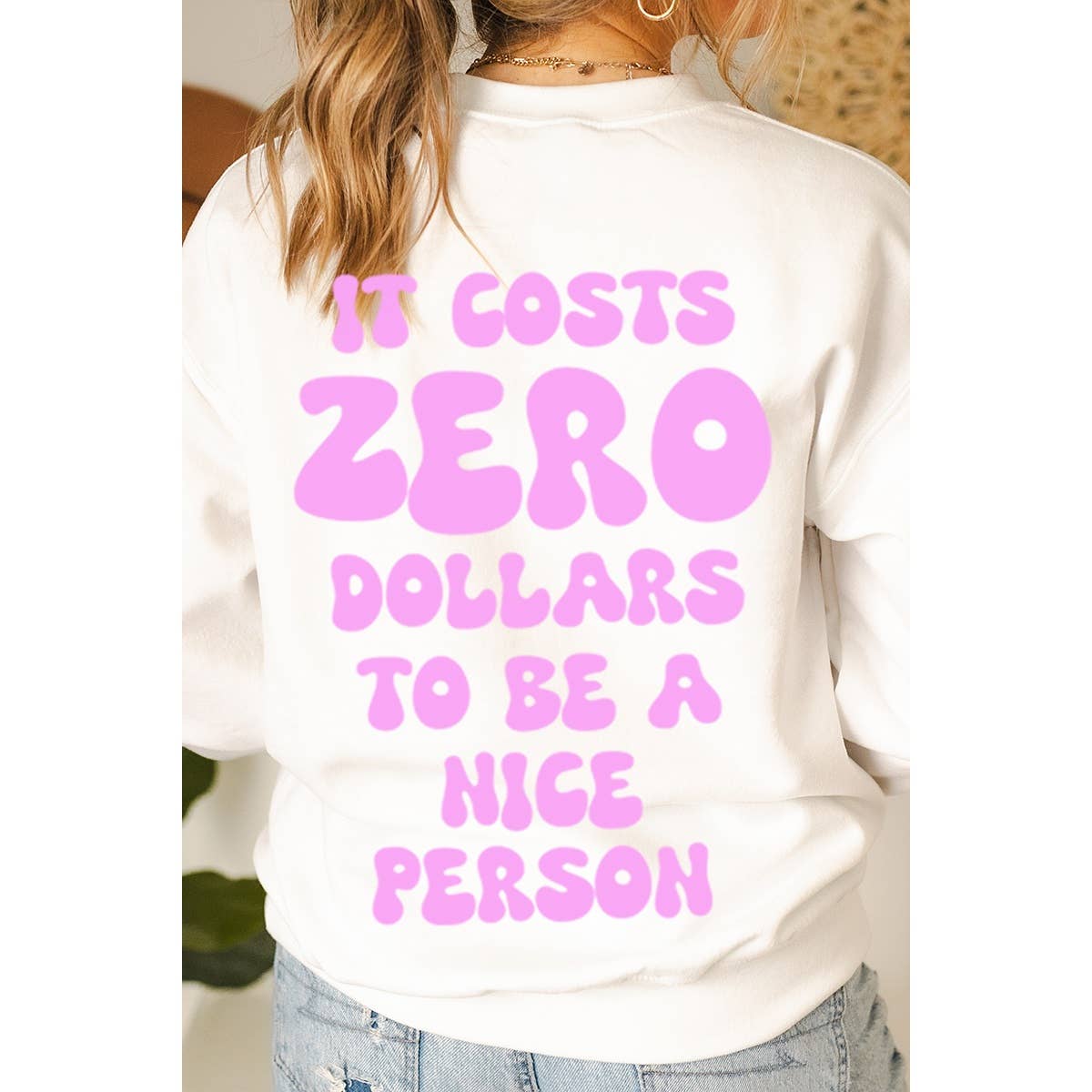 It Cost Zero Vintage Graphic Sweatshirts