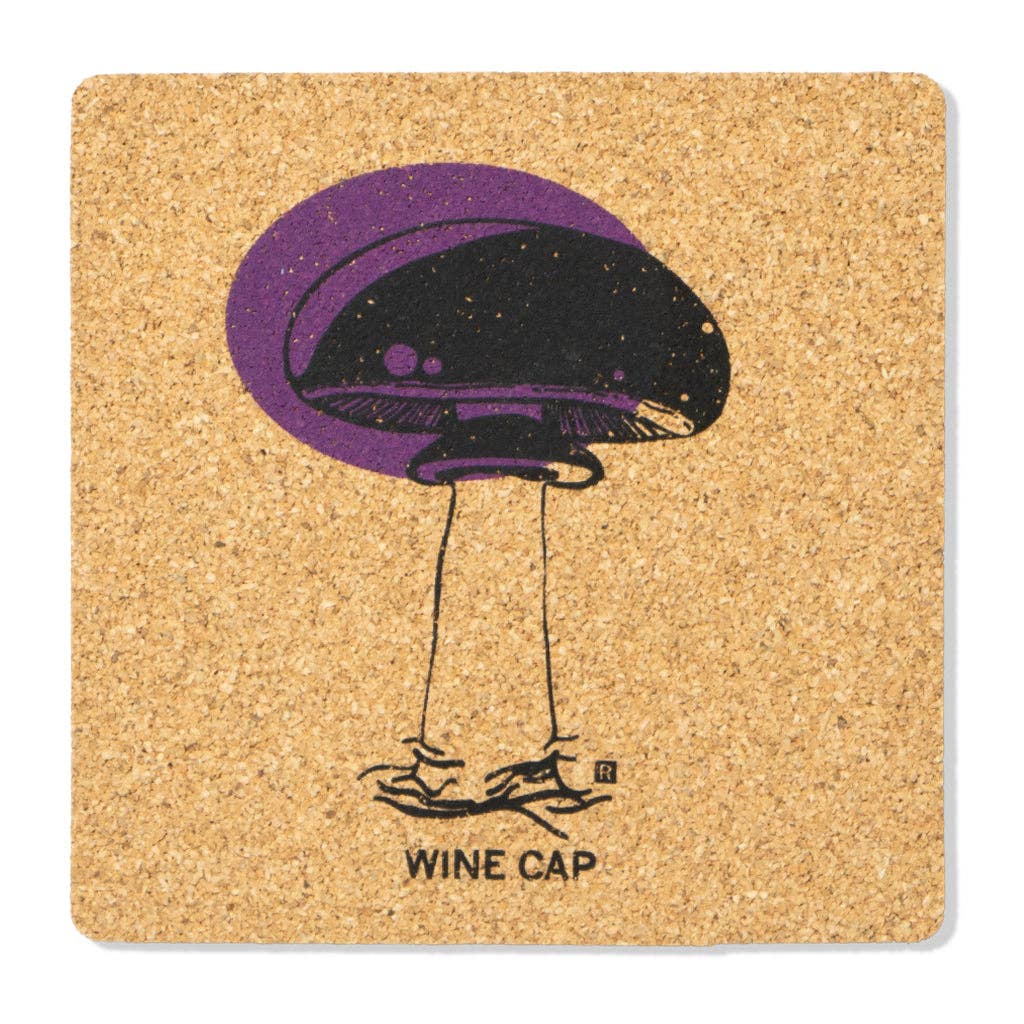 Wine Cap Cork Coaster