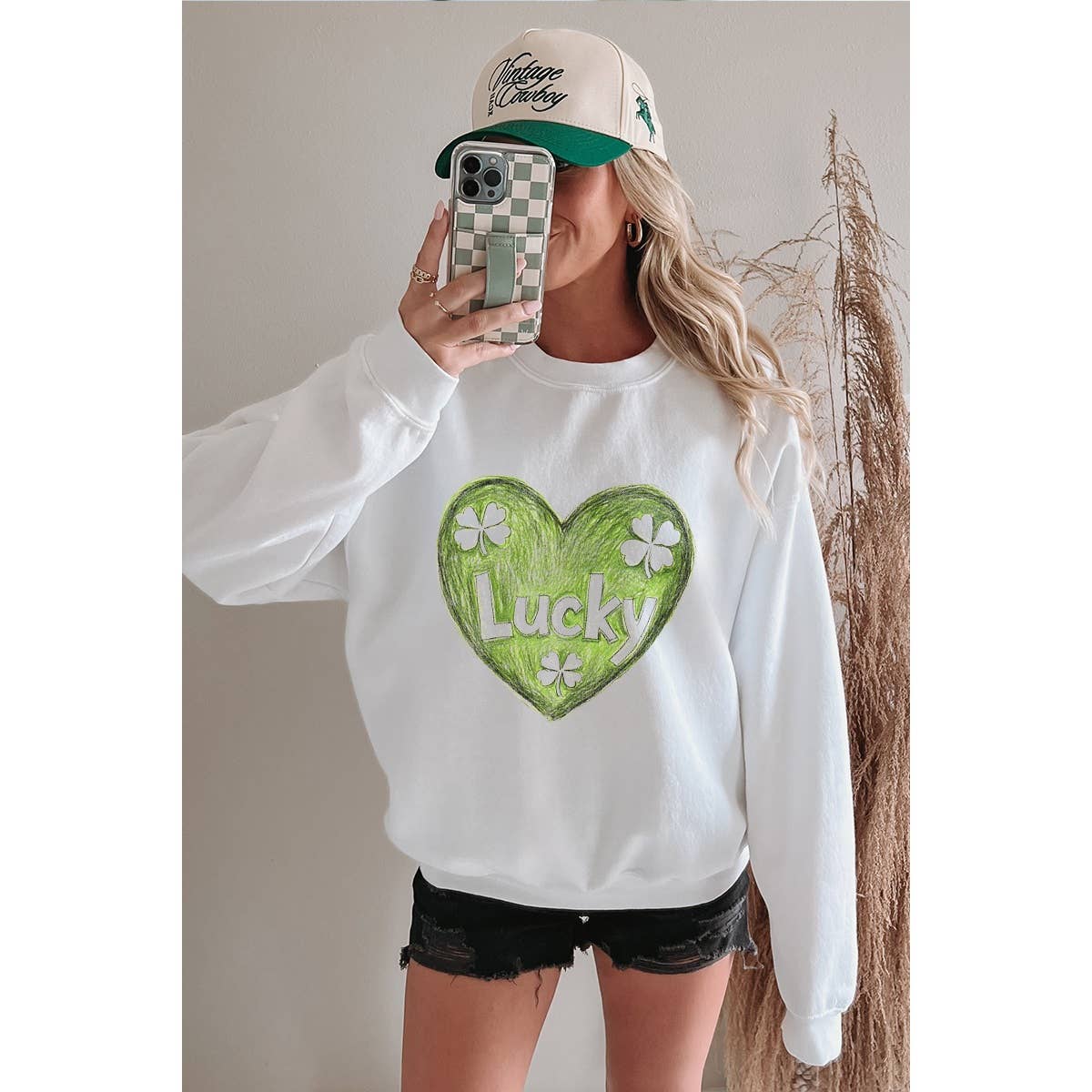 Lucky St Patricks Day Graphic Sweatshirts
