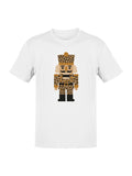 Leopard Print Nutcracker Design Men's T-Shirt