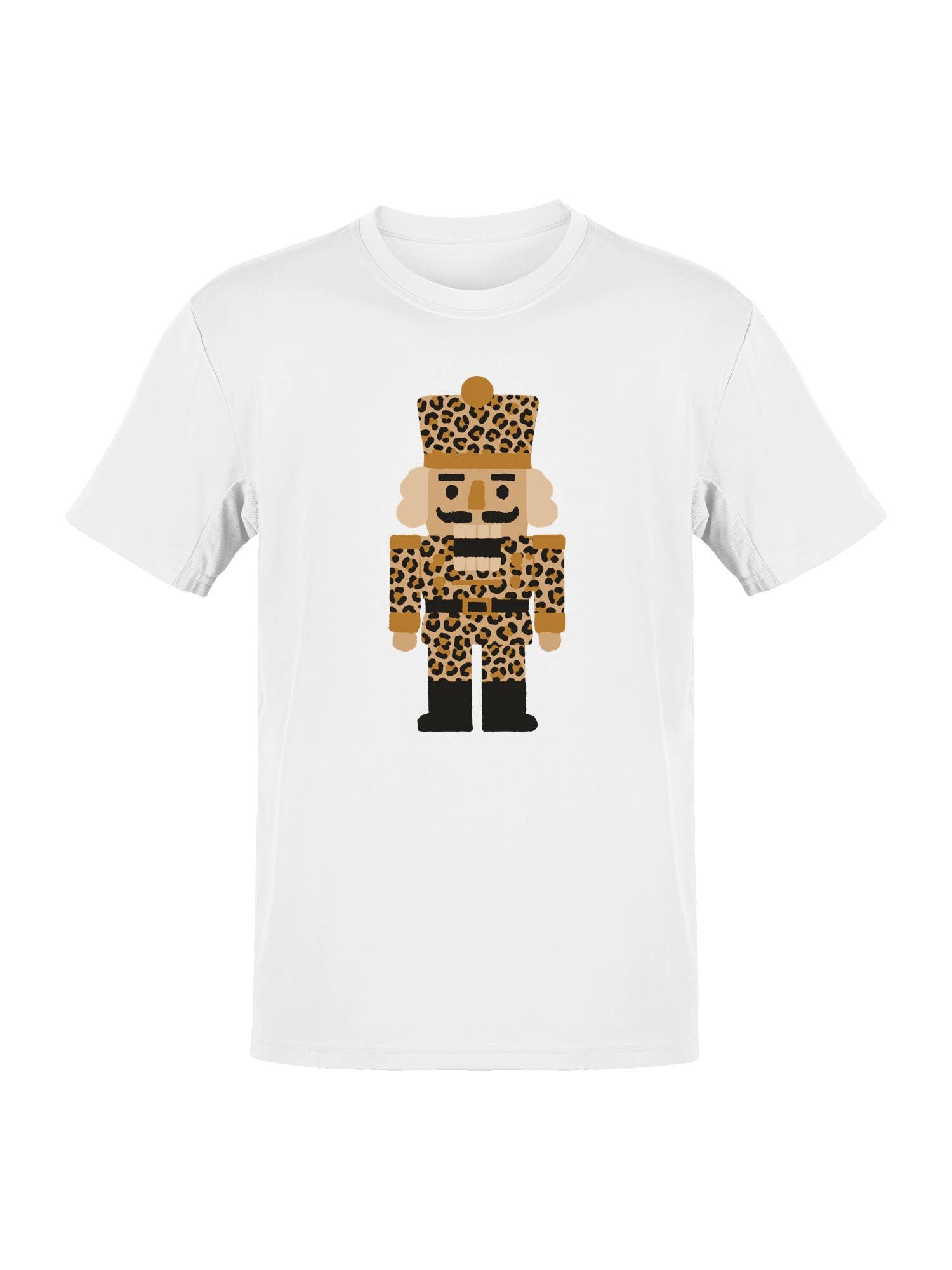 Leopard Print Nutcracker Design Men's T-Shirt