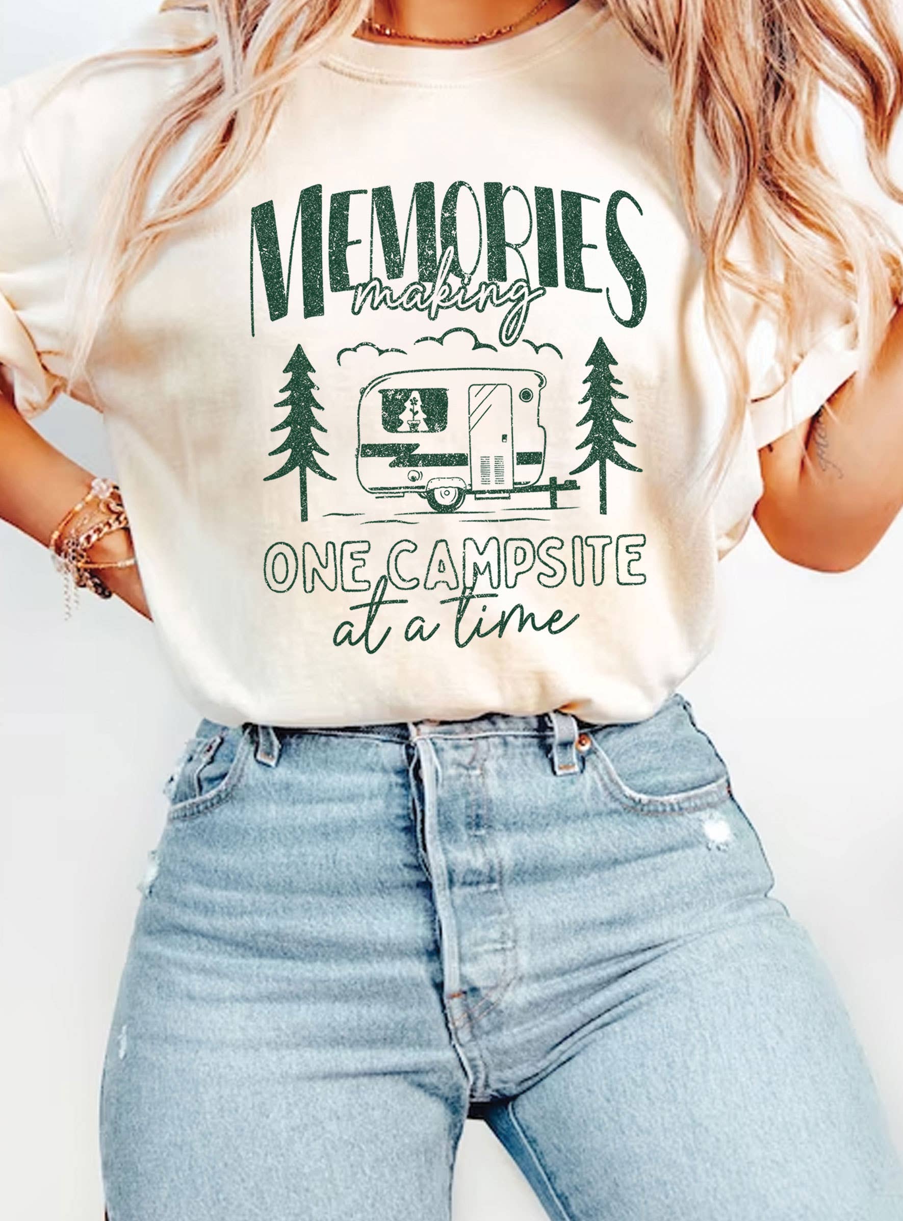 Making Memories One Campsite At A Time Graphic Tshirts