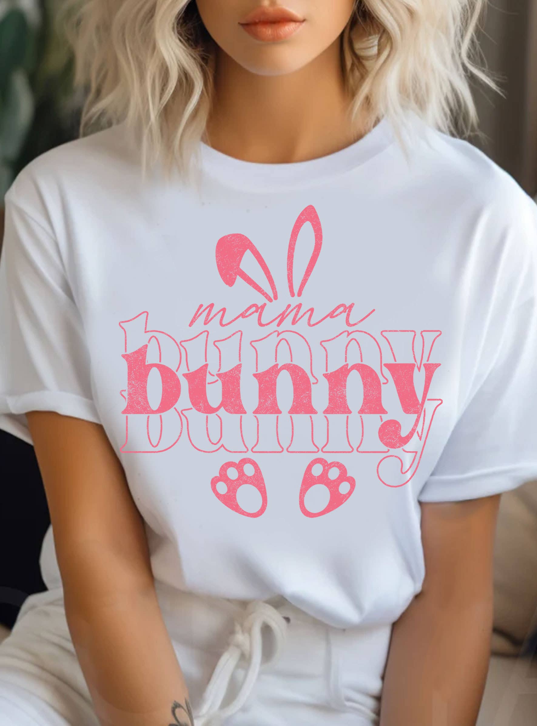 Mama Bunny Graphic Tshirts