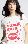 302801 - 830 Rock Stars Never Die Burn Out Graphic Tee