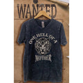 One Hell of A Mother  Vintage  Mineral Wash  Graphic  Tee