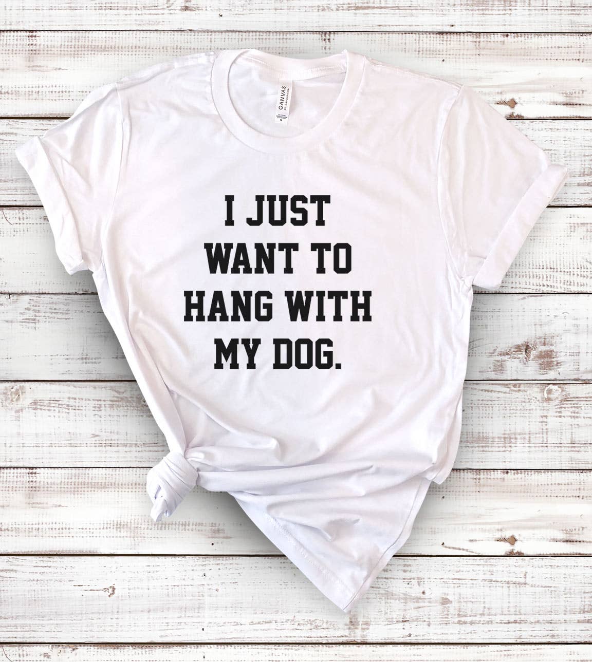I Just Want To Hang - Dog Nerd Animal Lover Sassy T-Shirt