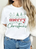 Merry Christmas Trees Graphic Tshirts