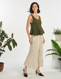 Cotton Sleeveless Round Neck Top (TH-1944)