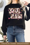 Yee Haw Graphic French Terry Sweatshirts