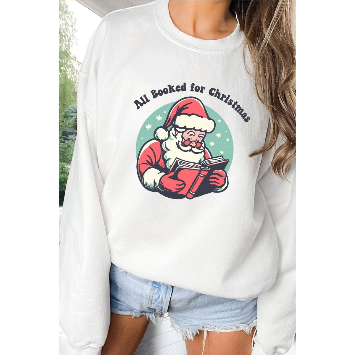 Christmas  Vintage  Graphic  Sweatshirts