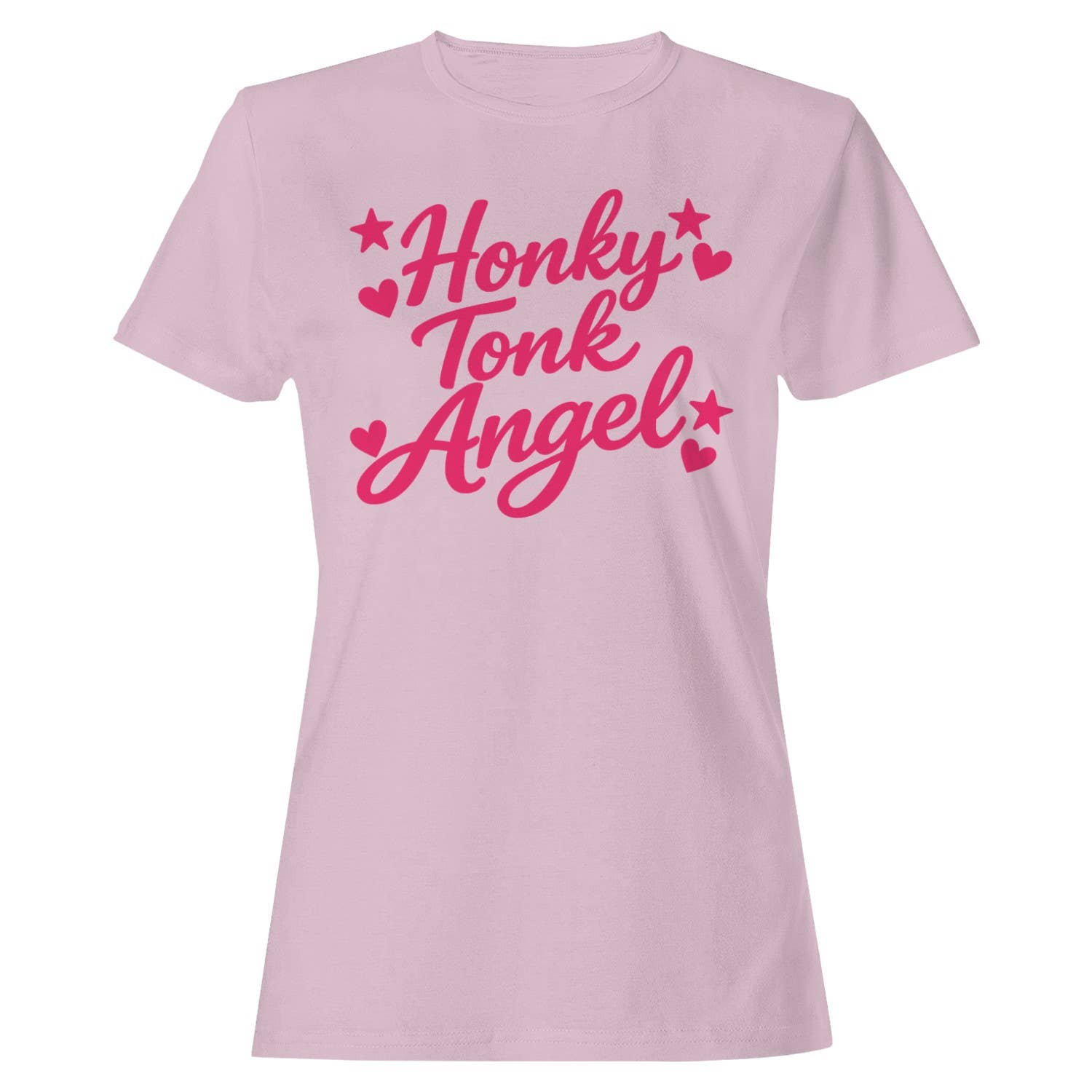 Honky Country Angel Women's T-Shirt Light Pink