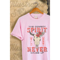 The Cowboy Spirit Vintage Graphic  Tee