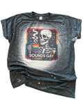 Sounds Gay, Count Me in Pride Bleached Tee