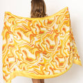 Swirl Abstract Print Scarf