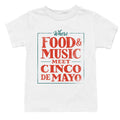 Cinco De Mayo Food & Music Youth T-Shirt