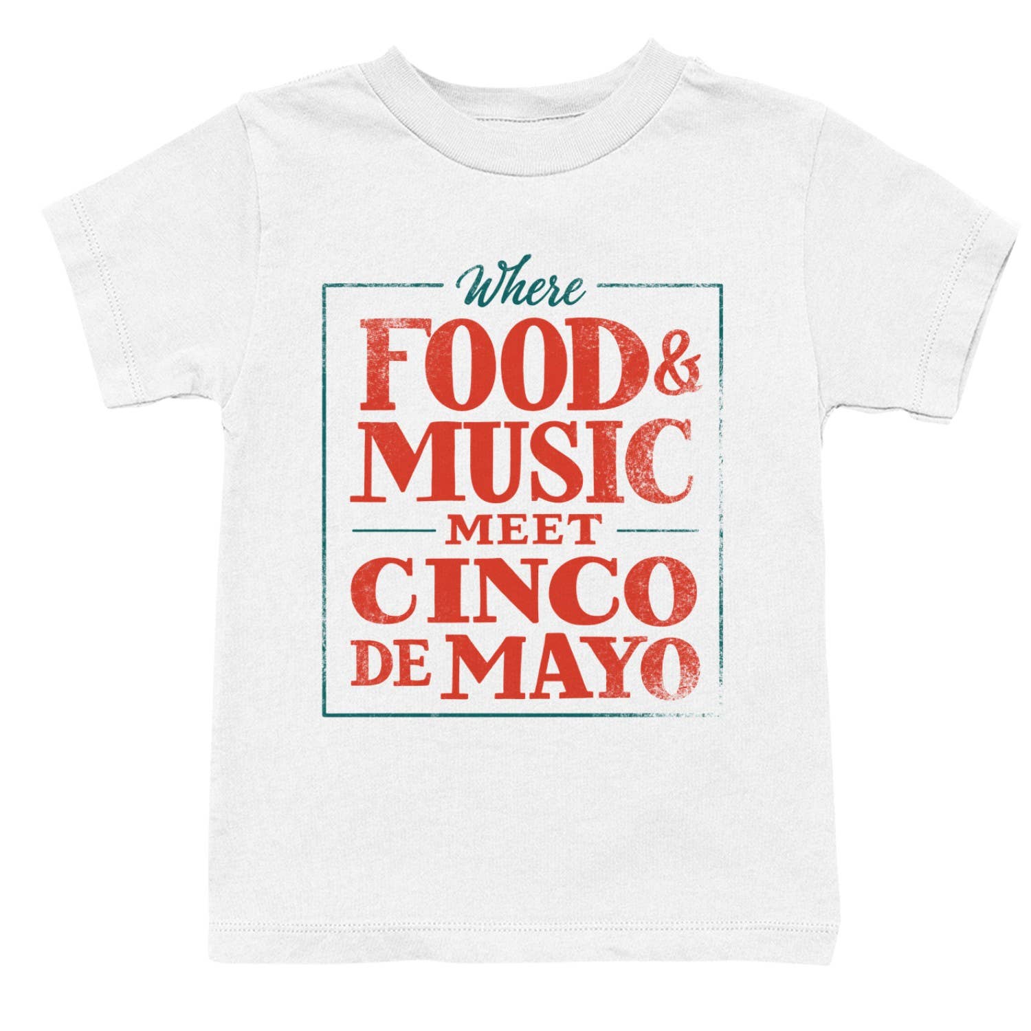 Cinco De Mayo Food & Music Youth T-Shirt