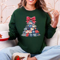 Christmas, Sewing, Faux Quilt, Cute, Santa Sweatshirt