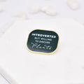 Introverted Plant Enamel Pin