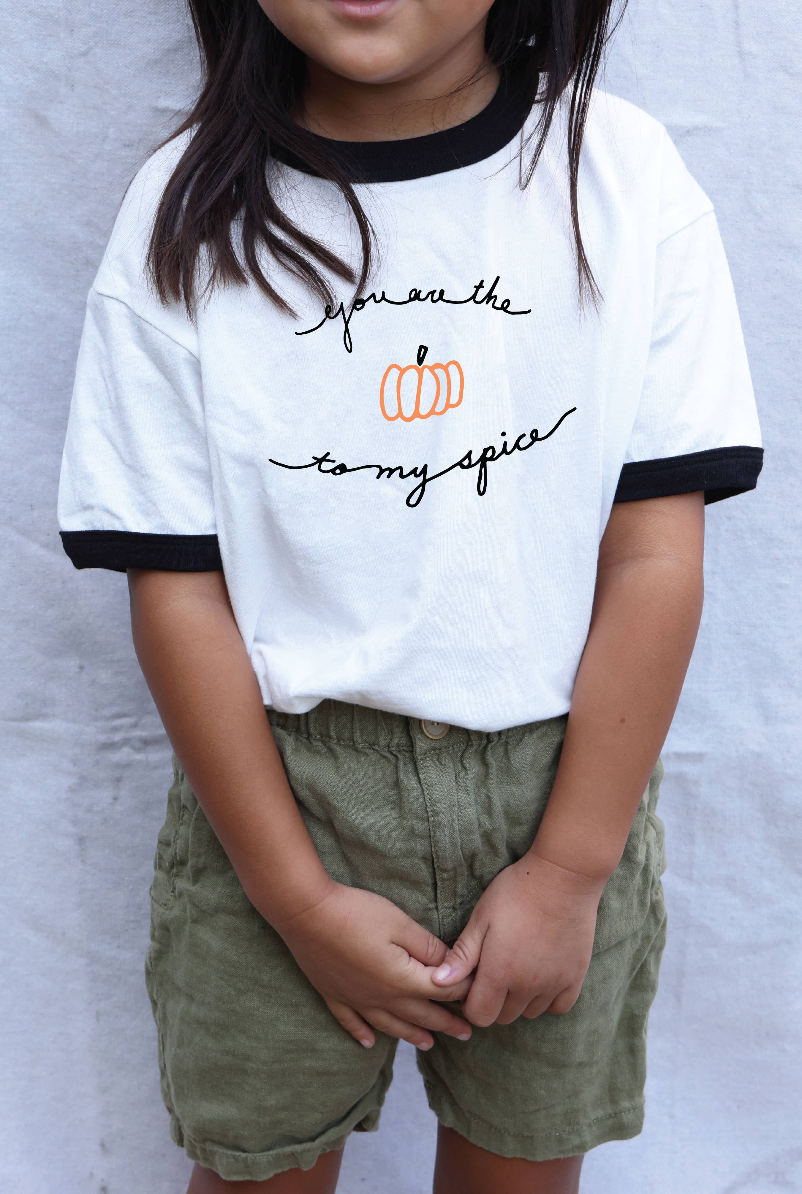 You Are the Pumpkin To My Spice Toddler Unisex Ringer Top