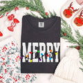 White Merry with Lights Tee