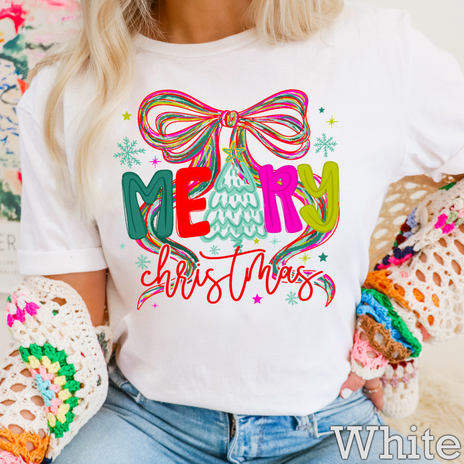 Merry Christmas Christmas 2025 Graphic Tee | Gildan