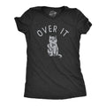 Over It Cat Women's Tshirt Cat Graphic Tee Western Plus Size