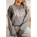 But First Pray  Vintage Graphic  Sweatshirts