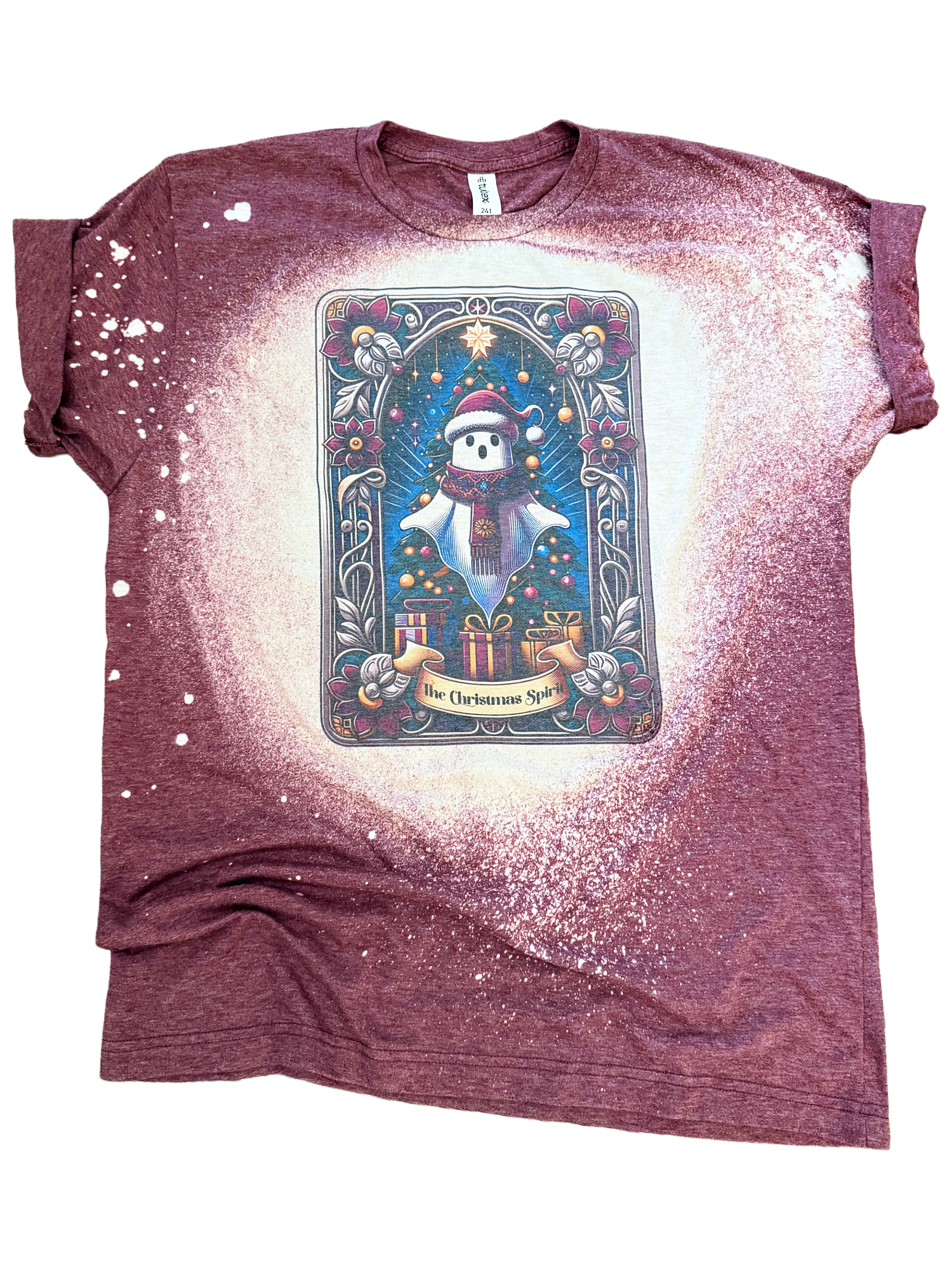 The Christmas Spirit Ghost Tarot Card Tee