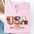 Retro USA, 250 Years of Freedom Comfort Colors T-Shirt