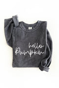 Hello Pumpkin Thermal Vintage Pullover
