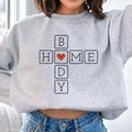 Home Body Introvert Heart Cozy Sweatshirt
